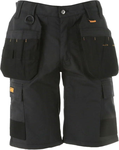 DeWalt Cheverley Lightweight Grey Polycotton Work Shorts with Multiple Waist Sizes 30W to 42W for Trade DIY and Site Work