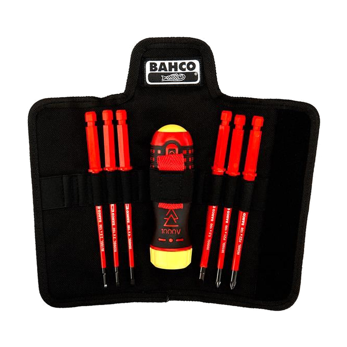 BAH Insulated Ratcheting Screwdriver Set, 6 Piece
