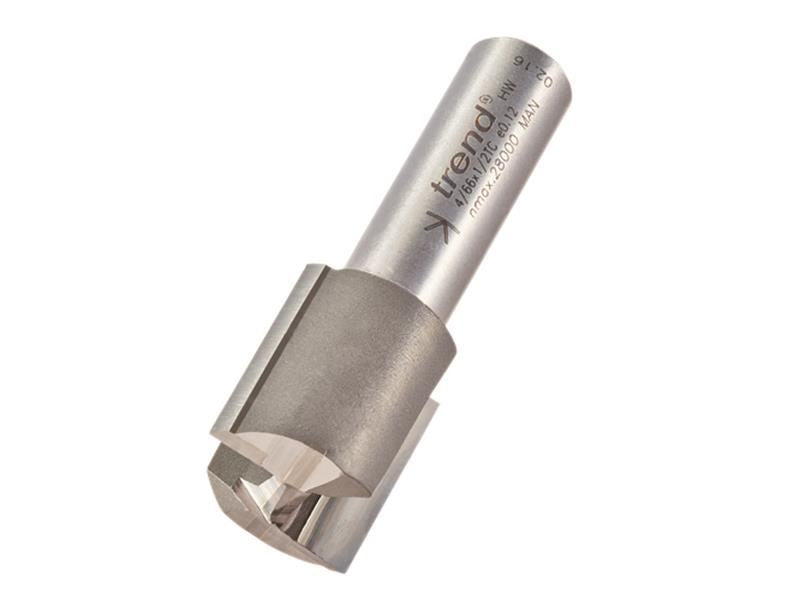 TRE 4/66 x 1/2 TCT Two Flute Router Cutter 22 x 25mm