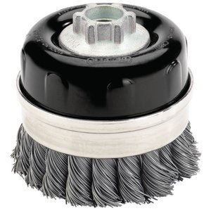 Draper TWIST WIRE CUP BRUSH - 80MM 52632 52632 Twist Knot Wire Cup Brushes