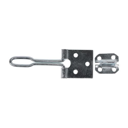 TIMCO Wire Pattern Hasp-Staple Zinc 4" Silver Pack 1