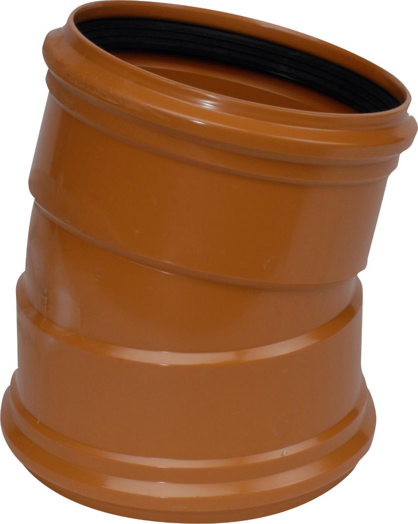 PIPELIFE UG 30D DBL SOCKET BEND; 160MM