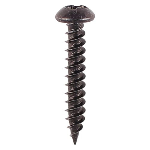 TIMCO Blackjax Screw PZ2 RND Black 6 x 1 Black Pack 200