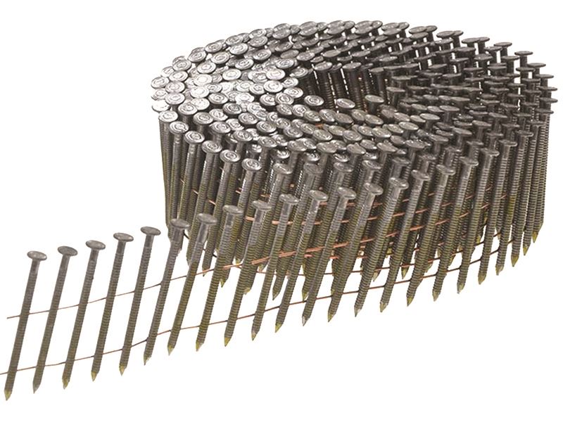 Bostitch N230R45Q Bright Ring Shank Coil Nails 2.3 x 45mm (Pack 16,500)