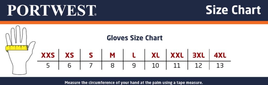 PORTWEST A150 Classic Grip Glove Latex Green Sz Medium M garden work Builder PPE