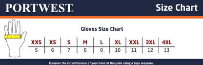 PORTWEST A150 Classic Grip Glove Latex Green Sz Medium M garden work Builder PPE