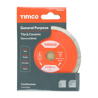 TIMCO GP Tile & Ceramic Blade 100 x 16.0 Pack 1