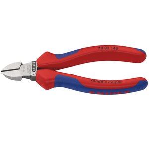 55481 KNIPEX KNIPEX 70 02 140 SB Diagonal Cutter, 140mm Pliers Side Cutter Pliers Professional Trade DIY Workshop Garage Use