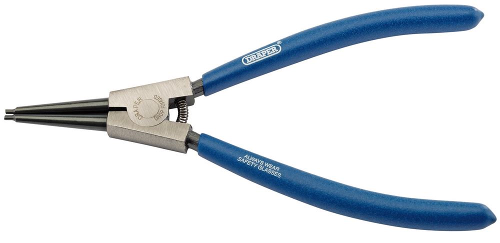 Draper 210MM EXT.CIRC.PLIER-STRAIGHT 56423 56423 Straight Tip External Circlip Pliers