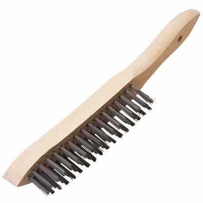Draper H/DUTY WIRE SCRATCH BRUSH 3ROW 31548 Heavy Duty Wire Scratch Brushes, 310mm