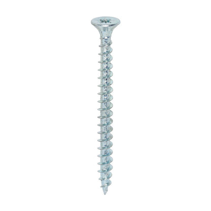 TIMCO Solo Woodscrew PZ2 CSK Zinc 5.0 x 60 Silver Pack 200