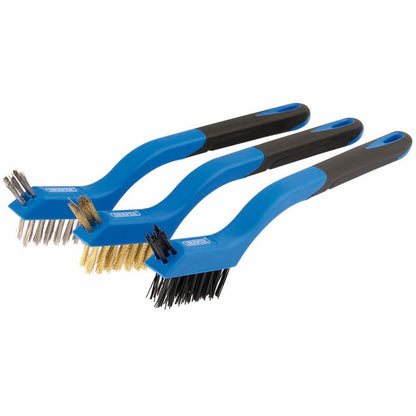 Draper 3PC MINI WIRE BRUSH SET S/G 17183 Mini Brush Set (3 Piece)