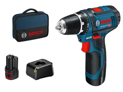 BSH GSR 12V-15 Professional Drill Driver 12V 2 x 2.0Ah Li-ion