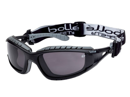 BolleSafety TRACPSF TRACKER PLATINUM� Safety Goggles Vented Smoke