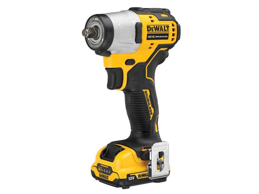 DeWalt DCF902D2-GB DCF902D2 XR Brushless Sub-Compact 3/8in Impact Wrench 12V 2 x 2.0Ah Li-ion