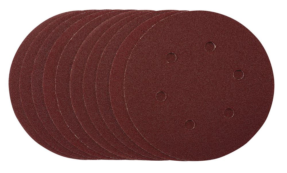 Draper 150MM SANDING DISC 80G 54888 54888 Sanding Discs, 150mm