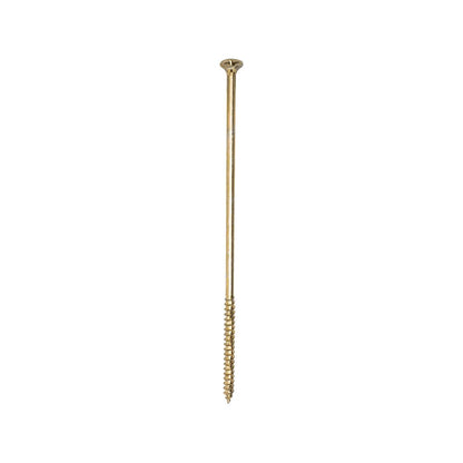 TIMCO Velocity Screw PZ3 CSK ZYP 6.0 x 200 Gold Pack 100