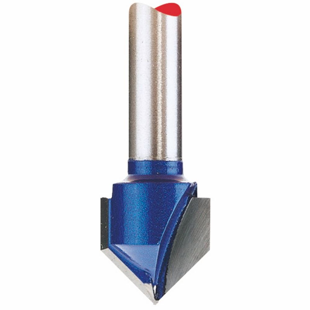 75336 Draper TCT Router Bit, 1/4 Groove, 12.7mm x 90 degrees RB7 Router Bits Professional Trade DIY Workshop Garage Use