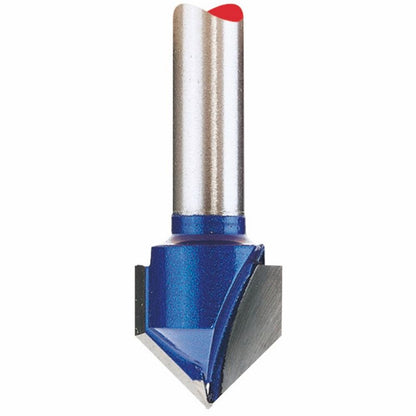 75336 Draper TCT Router Bit, 1/4 Groove, 12.7mm x 90 degrees RB7 Router Bits Professional Trade DIY Workshop Garage Use
