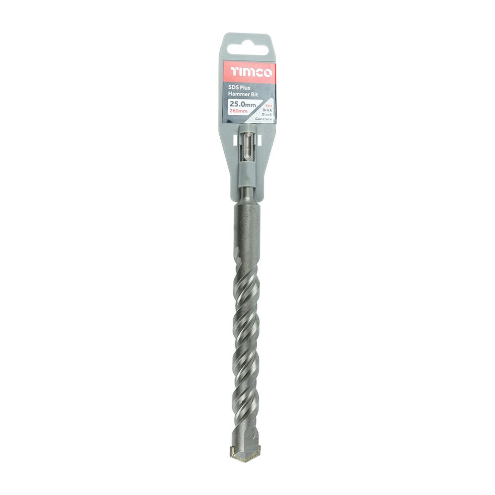 TIMCO SDS Plus Hammer Bit 25.0 x 260 Pack 1