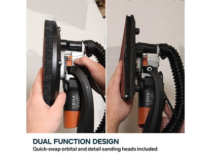 EVL R225DWS Telescopic Dry Wall Sander 710W 240V
