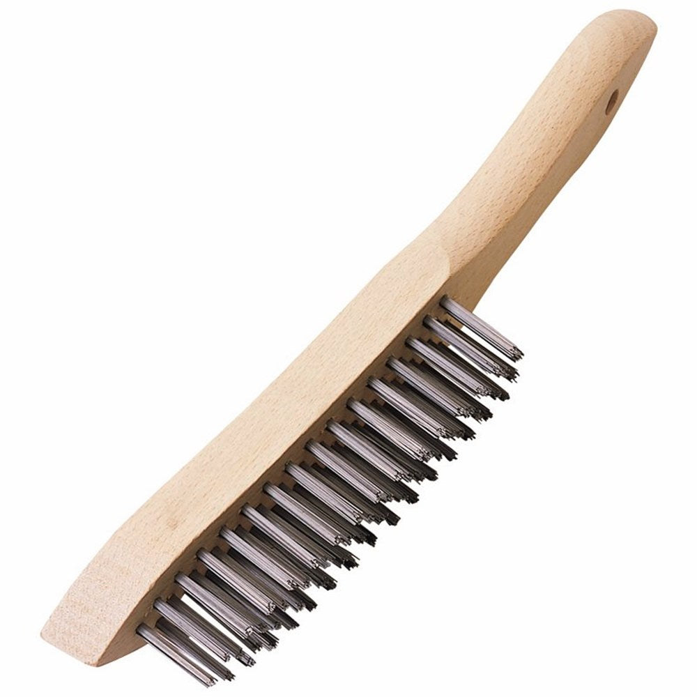 Draper H/DUTY WIRE SCRATCH BRUSH 4ROW 31563 Heavy Duty Wire Scratch Brushes, 310mm