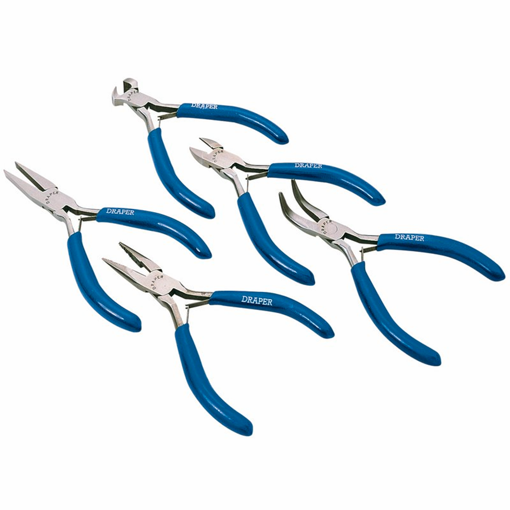 Draper CARBON STEEL MINI PLIER SET 33057 Carbon Steel Mini Plier Set (5 Piece)