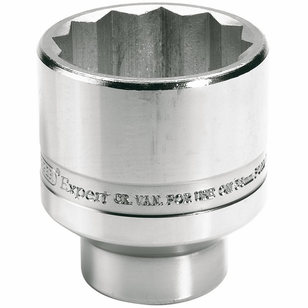 Draper 65MM HUB NUT SOCKET 12POINT 39049 Hub Nut Socket, 3/4" Sq. Dr., 65mm