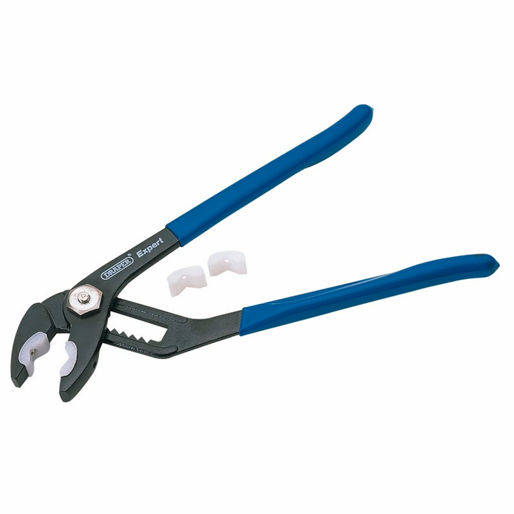 Draper PLASTIC JAW WTRPUMP PLIER 250 19207 Waterpump Plier with Soft Jaws, 245mm