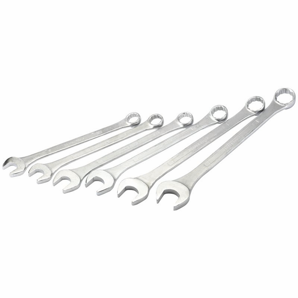 Draper LONG PATTERN COMBI SPANNER SET 31167 Heavy Duty Metric Long Pattern Combination Spanner Set (6 Piece)