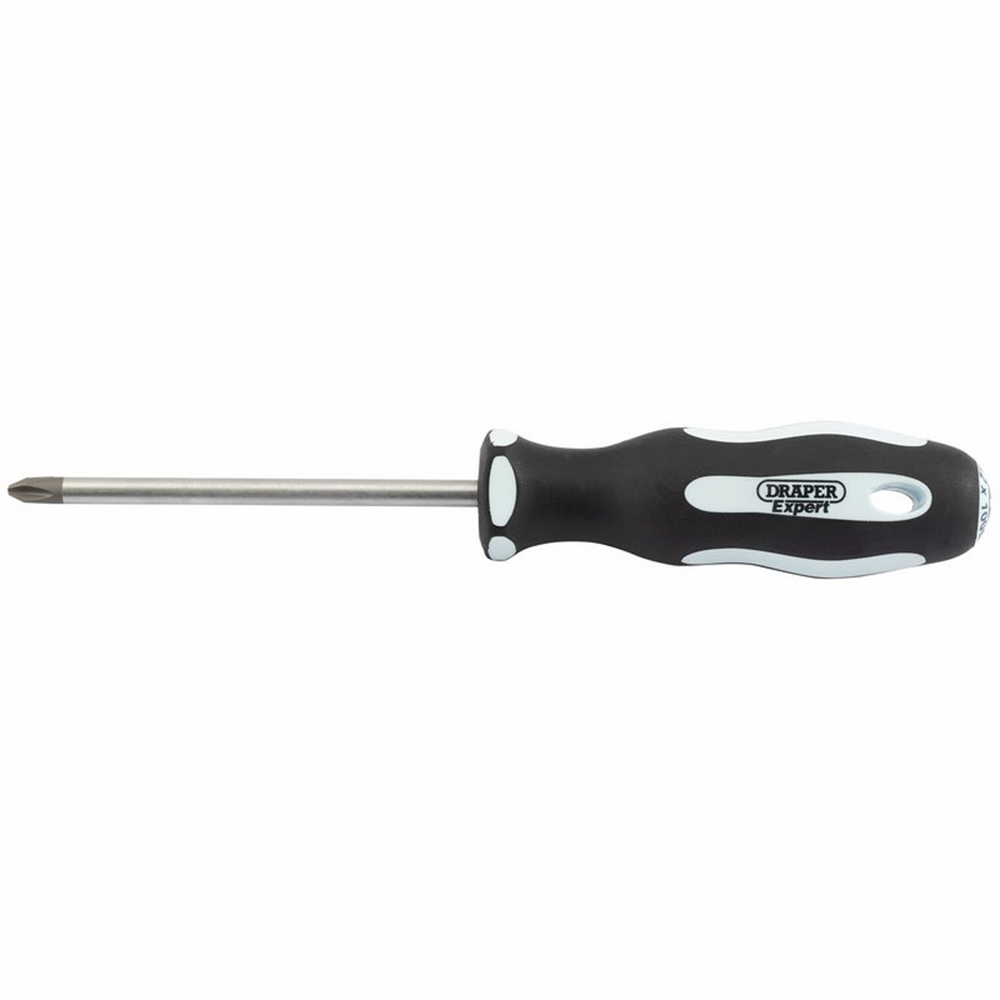 Draper NO.2X100MM CROSS S/DRIVER PKD 34992 Soft Grip Cross Slot Screwdrivers