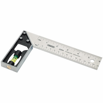 Draper 150MM TRY & MITRE SQUARE 18952 Try and Mitre Square, 150mm