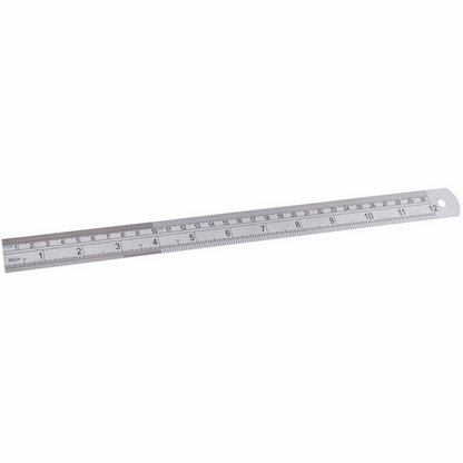 Draper STEEL RULE 300MM/12X30MM WIDE 59641 Steel Rules