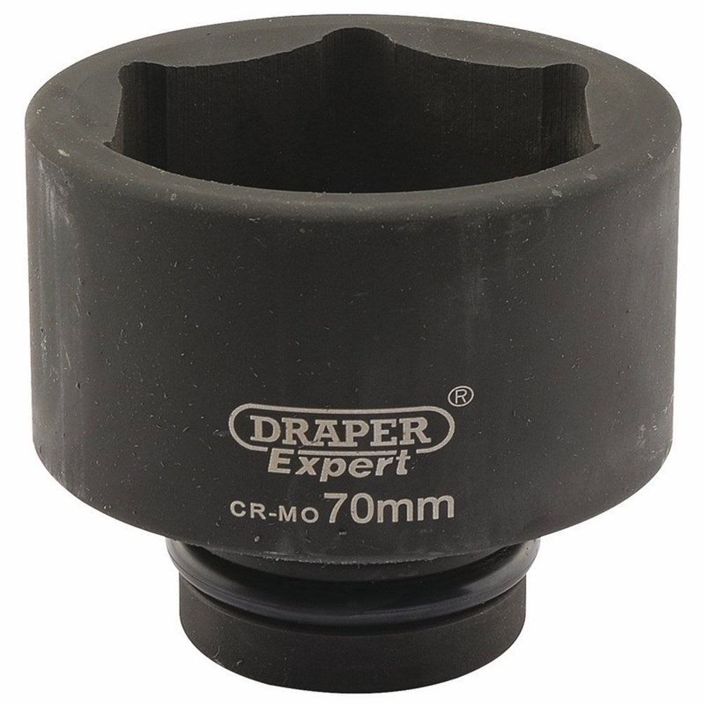 DRAPER 05131 - Expert 70mm 1" Square Drive Hi-Torq&#174; 6 Point Impact Socket