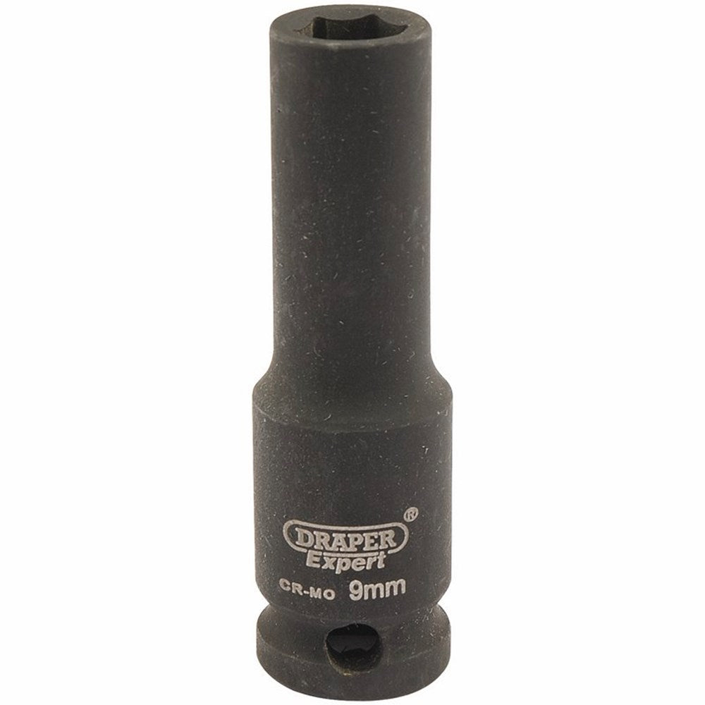 Draper 9MM IMPACT DEEP SOCKET 3/8DR 06882 3/8" Sq. Dr. Draper Expert HI-TORQÂ® Metric Deep Impact Sockets