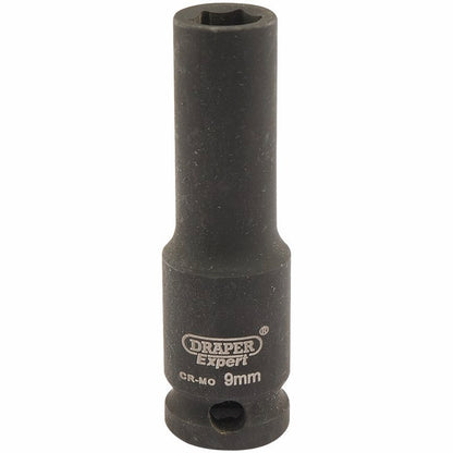 Draper 9MM IMPACT DEEP SOCKET 3/8DR 06882 3/8" Sq. Dr. Draper Expert HI-TORQÂ® Metric Deep Impact Sockets