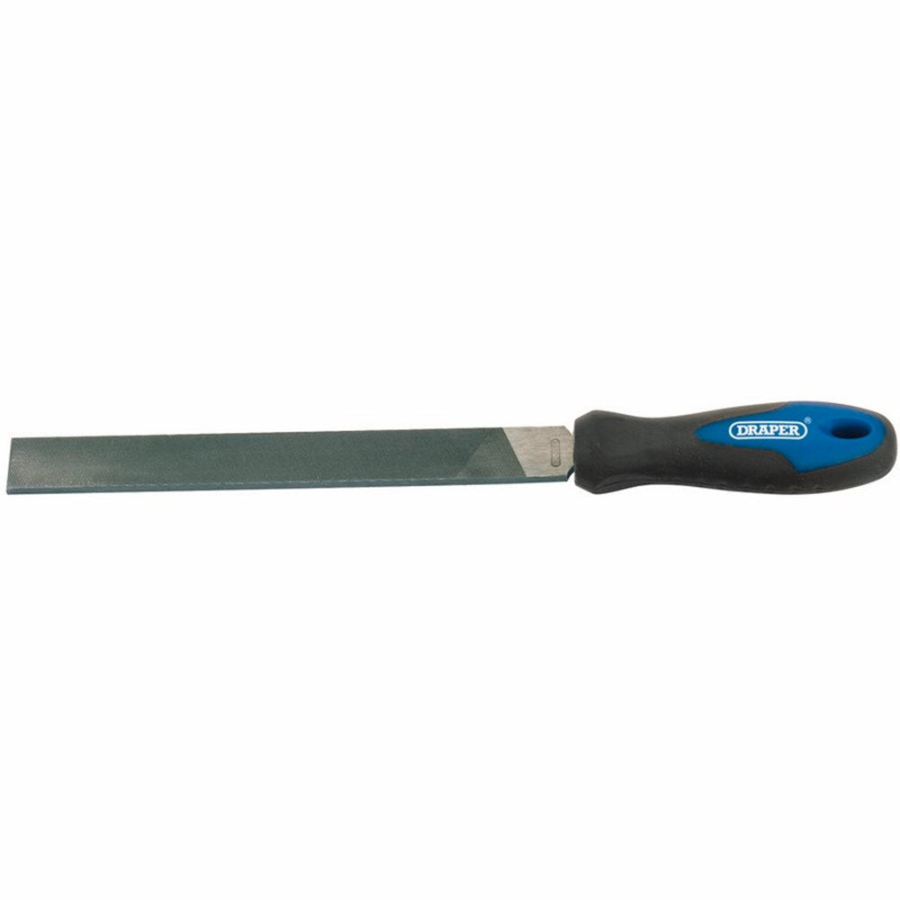 Draper 200MM HAND FILE & HANDLE 44953 Soft Grip Engineer's Files and Rasps