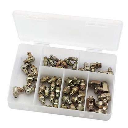 Draper BOX ASSORTED GREASE NIPPLES 43961 50 Assorted BSPT Grease Nipples