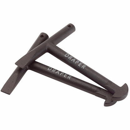 Draper 2 X MANHOLE KEYS 89721 130mm Manhole Keys (pair)