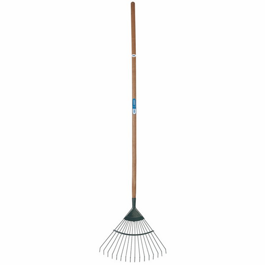 Draper CARBON STEEL LAWN RAKE (ASH) 14311 Carbon Steel Lawn Rake with Ash Handle