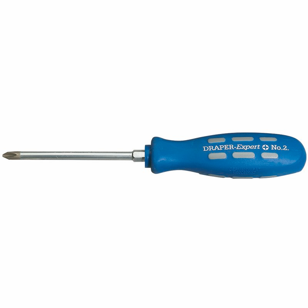 Draper NO2X100MM C/SLOT S/DRIVER-BULK 67859 Mechanic's/Engineer's Cross Slot Screwdrivers (sold loose)