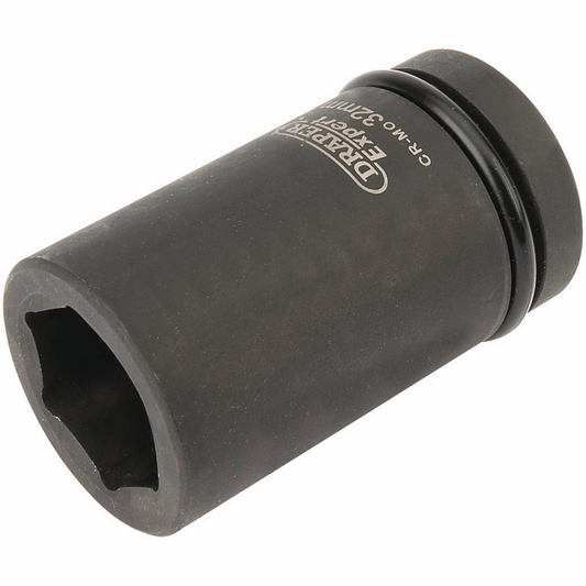 Draper 32MM IMP.DEEP SCKET 1DR 05146 HI-TORQÂ® Metric Deep Impact Sockets, 1" Sq. Dr.