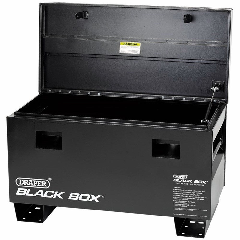 DRAPER 05543 - Black Box&#174; Contractor's Secure Storage Box - 915 x 470 x 590mm