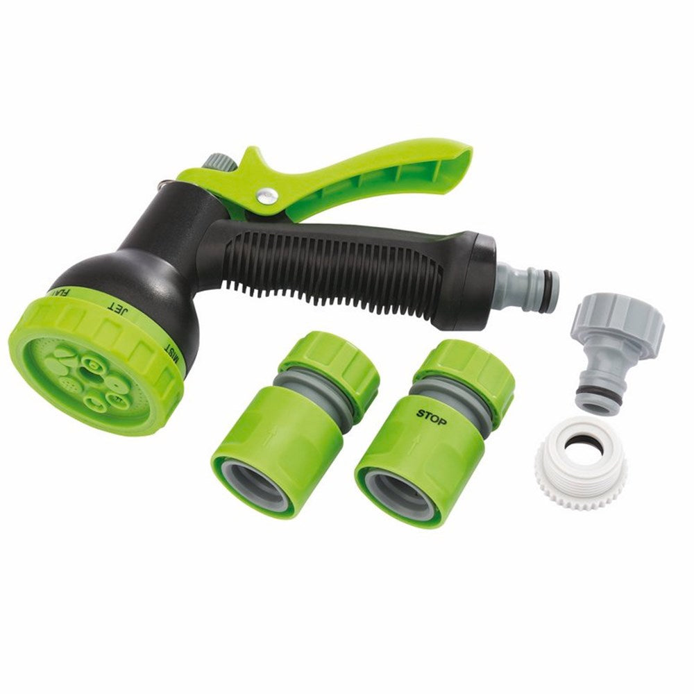 DRAPER 00801 - Spray Gun Kit (5 Piece) 7 pattern Trigger gun Hose Connector