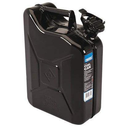 Draper 10L BLACK STEEL FUEL CAN 07664 Black Steel Fuel Cans
