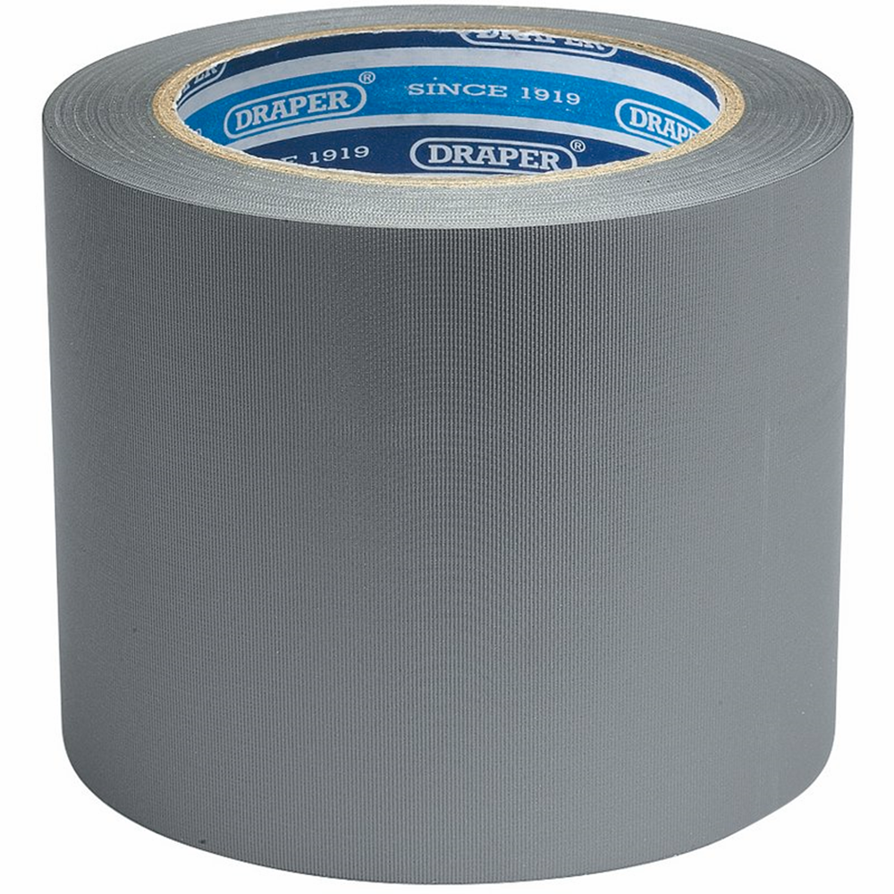 Draper DUCT TAPE 33M X 100MM 49433 Grey Duct Tape Rolls