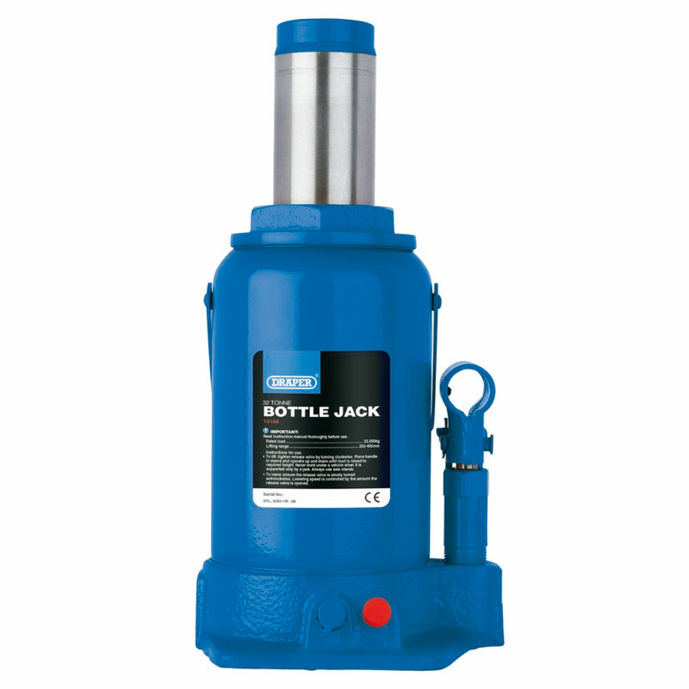 Draper 32 TONNE BOTTLE JACK 13104 Hydraulic Bottle Jacks