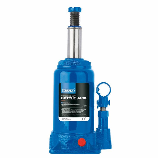 DRAPER 13107 - High Lift Hydraulic Bottle Jack (4 Tonne)