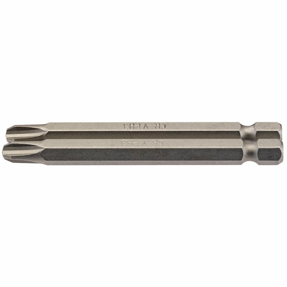 Draper 2PC 75MM NO3 C.SLOT S/D.BIT 64316 1/4" Hex. Cross Slot E Shank Insert Bits