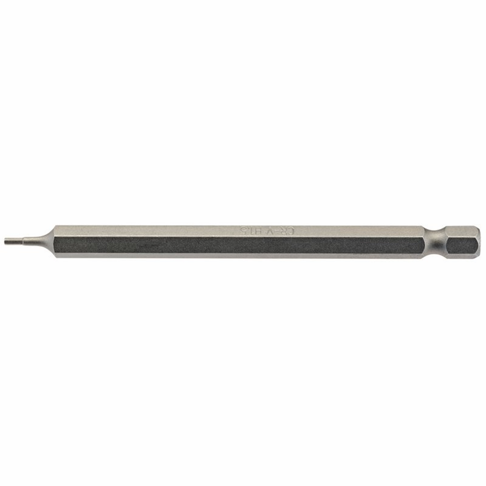 Draper 100MM 1.5MM HEX S/D.BIT 64369 1/4" hex. Hexagonal E Shank Insert Bits